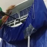 تنظيف مكيفات في العين